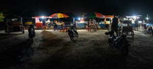 Night market, Cebu, Moalboal