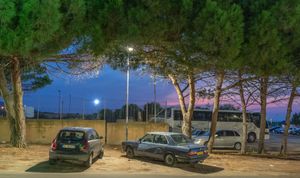 Summer night parking