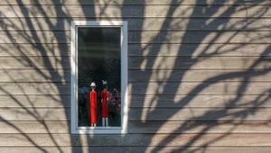 Two red dolls