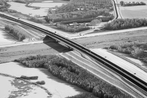 Frozen highway