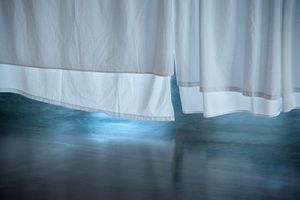White curtain