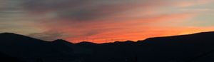 Sunset windmills