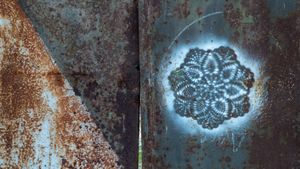 Rusty mandala