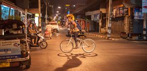 Punk cyclist
