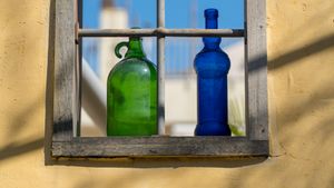 Green and blue